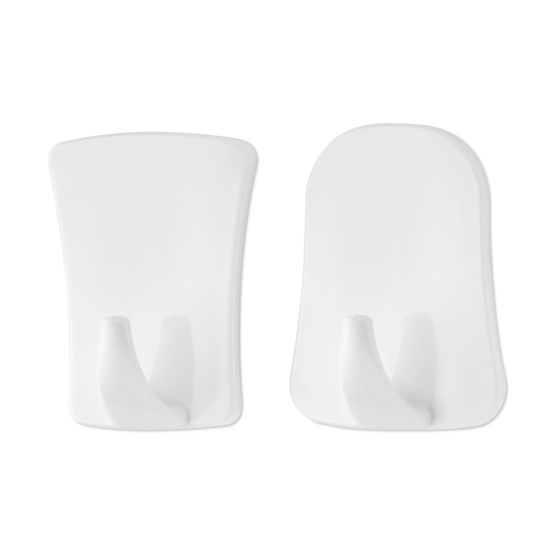 Agatatoare autoadeziva, din plastic, 2buc/set, Qlux L00735 (diverse forme si culori)