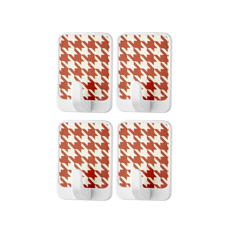 Agatatoare autoadeziva, din plastic, 4buc/set, Qlux L00610 (diverse forme si culori)