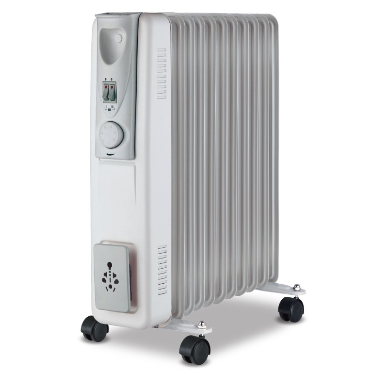 Calorifer electric cu ulei, 11 elementi, cu termostat, 3 trepte de putere, max 2500 W, Victronic VC11