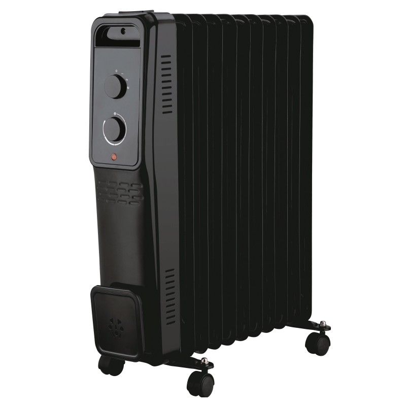 Calorifer electric cu ulei, 9 elementi, cu termostat, 3 trepte de putere, max 2000 W, Victronic VCSH9