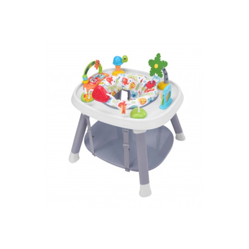 Centru de activitati 3 in 1, Scaun rotativ si jucarii