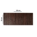 Covor dreptunghiular, din bambus si cauciuc, 50 x 120 cm, Grunberg BM027/MARO (maro)