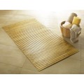 Covor dreptunghiular, din bambus si cauciuc, 50 x 120 cm, Grunberg BM027/MARO (maro)