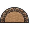 Covoras intrare, din cauciuc si fibre cocos, semicerc, 40 x 60 cm, Grunberg IDM40608 (diverse modele)