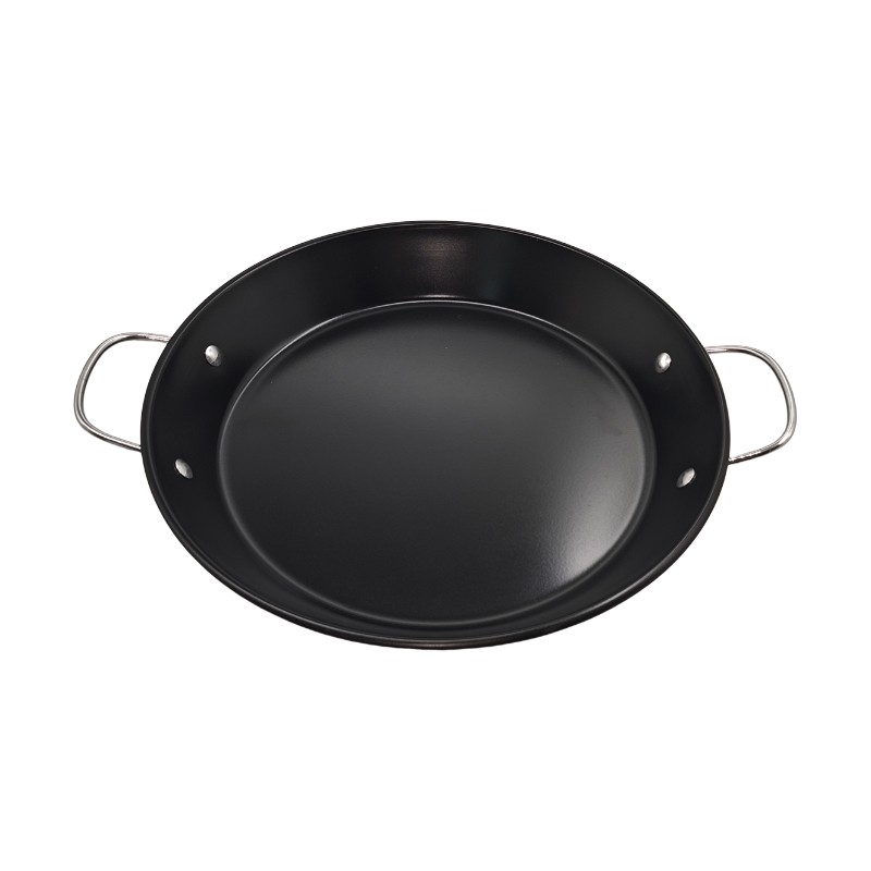 Cratita din otel, cu invelis antiaderent, pentru aragaz sau gratar, Ø 30 cm, Grunberg GR6140