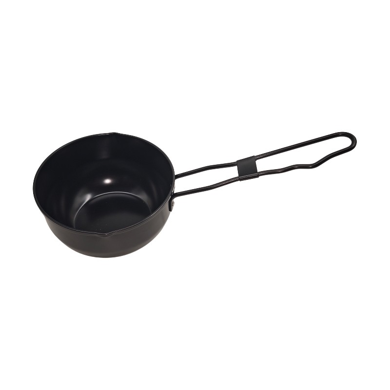 Cratita din otel, cu invelis antiaderent, cu maner rabatabil, ⌀ 12 cm, 0.56 l, Grunberg GR6141