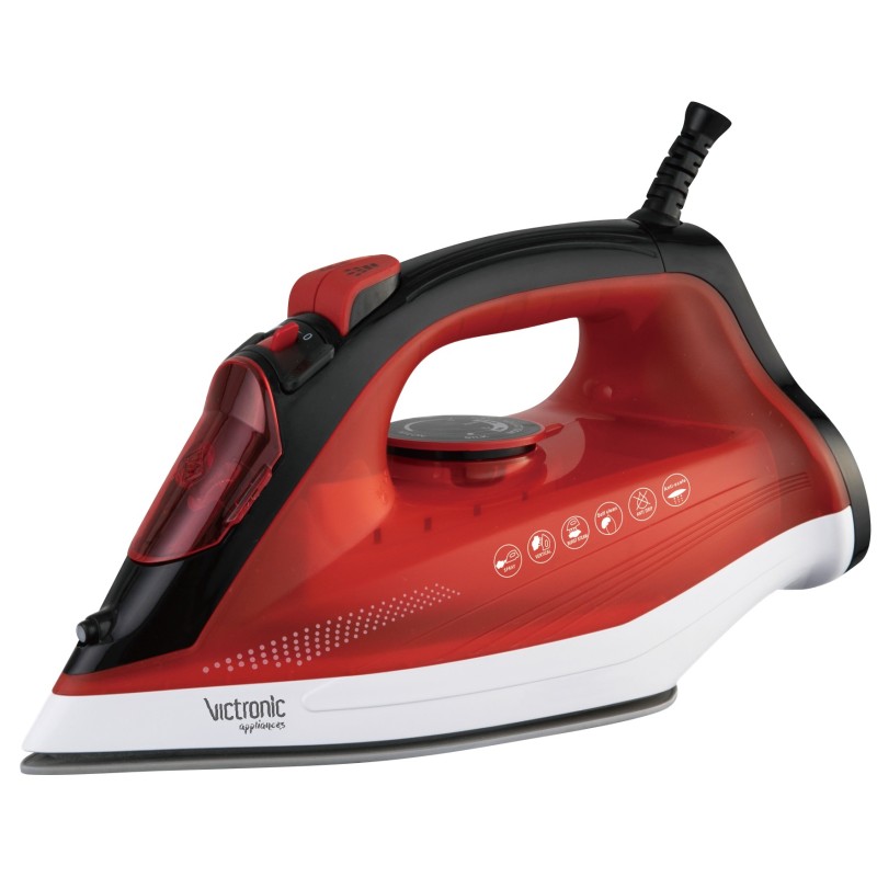 Fier de calcat, talpa placata cu ceramica, 2200W , Victronic VC3261