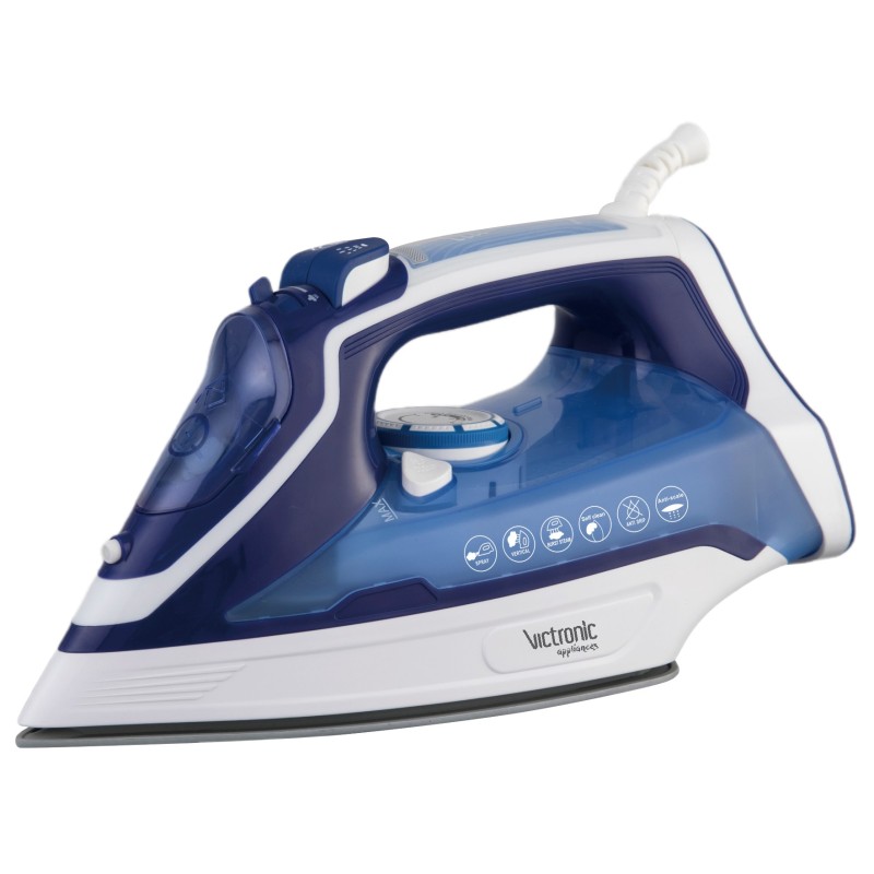 Fier de calcat, talpa placata cu ceramica, 2200W , Victronic VC3263