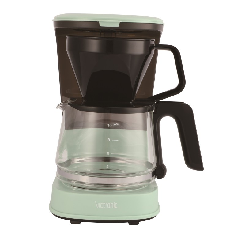 Filtru cafea , 750 W , 1.25 l,  Victronic VC5793 (negru+vernil)