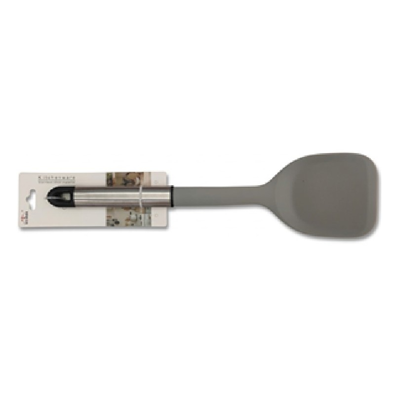Ustensila pentru bucatarie, din plastic si maner din inox, 34 x 7 cm, Grunberg UST34 