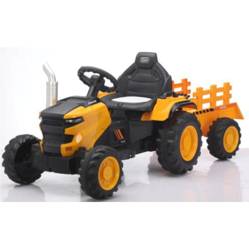 Masinuta electrica, pentru copii, cu telecomanda, BJSD6603GALBEN     