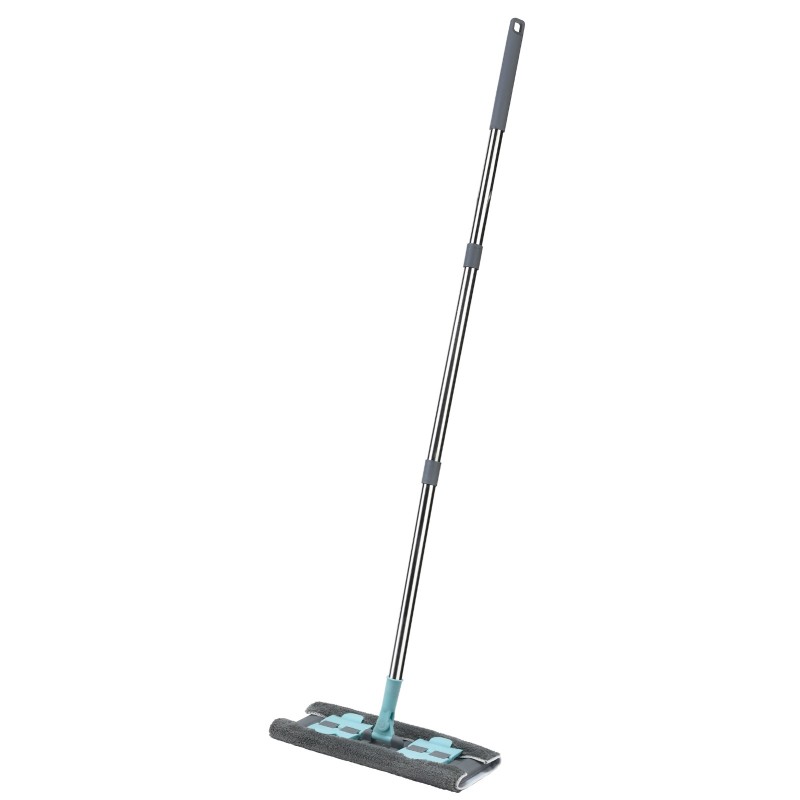 Mop plat cu laveta microfibre, cu coada telescopica, Grunberg TGR3302 