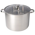 Oala din inox cu capac din sticla , 19.5 l , Grunberg GR2132