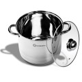 Oala din inox cu capac din sticla , 19.5 l , Grunberg GR2132