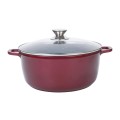 Oferta: Cratita aluminiu, ceramica, capac din sticla, pentru prepararea gemului, sosului din tomate, 36cm,13L, Grunberg GR1636