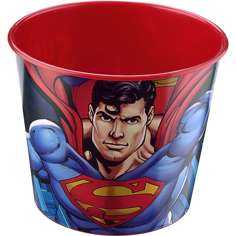 Oferta: Cutie din plastic, pentru popcorn/snacks, 17 x 17 x 14 cm , 2.1 l , Tuffex TP521/SUPERMAN