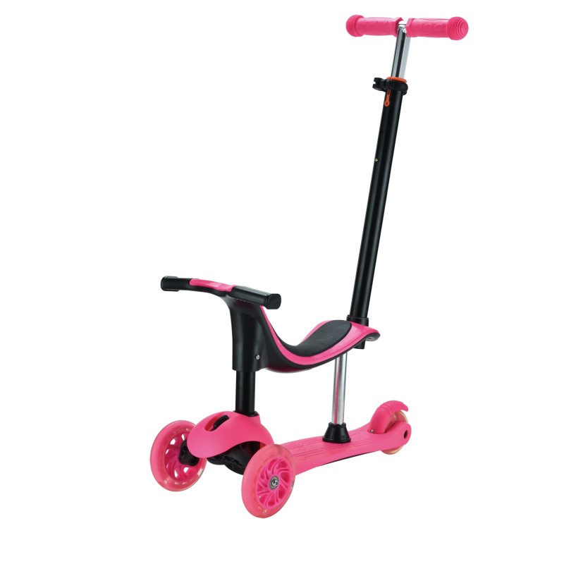 Oferta: Trotineta multifunctionala 3 in 1 , pentru copii , micmax MM09 (ROZ)
