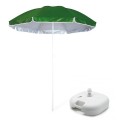 Pachet promo: Umbrela pentru gradina , diametrul 280 cm ,  B0123 (diverse culori) si suport pentru umbrela , 43x43x24 cm, CD148