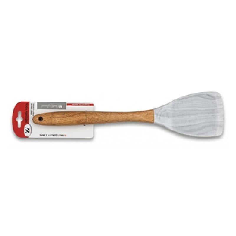 Ustensila pentru bucatarie, din silicon si lemn, 33.50 x 8 cm, Grunberg UST22