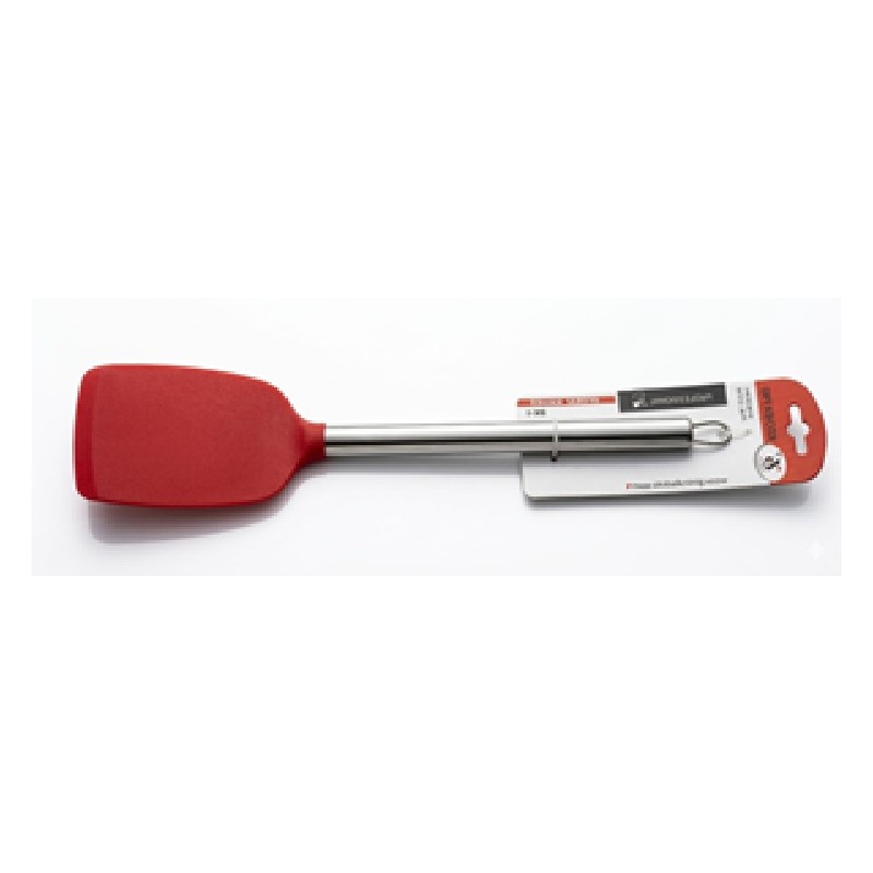 Ustensila pentru bucatarie, din silicon si inox, 34.50 x 8 cm, Grunberg UST08