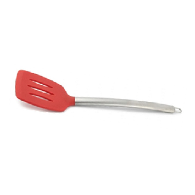 Ustensila pentru bucatarie, din silicon si inox, 34.50 x 8 cm, Grunberg UST09