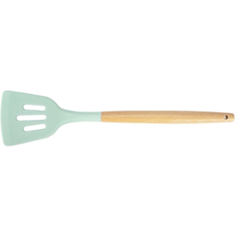 Ustensila pentru bucatarie, din silicon si lemn, 31.50 x 7.50 cm, Grunberg UST05