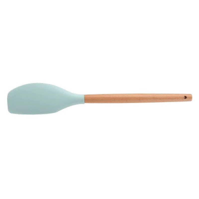 Ustensila pentru bucatarie, din silicon si lemn, 31 x 5.60 cm, Grunberg UST02 