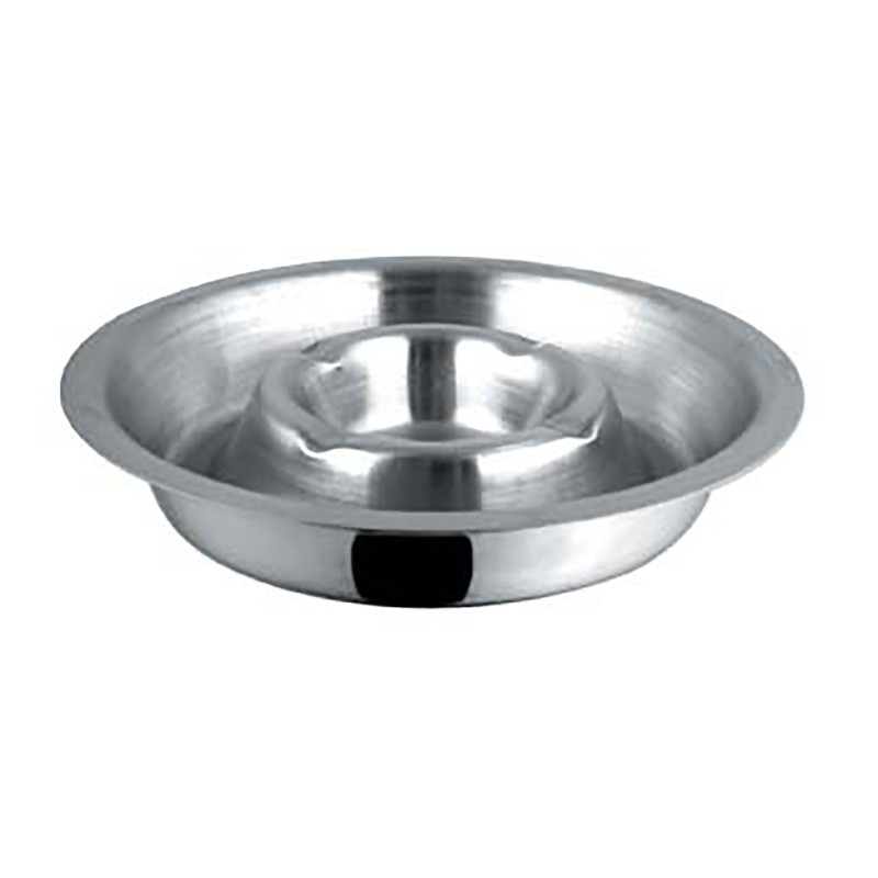Scrumiera rotunda, din inox, Ø 13.50 cm, Grunberg IAT09