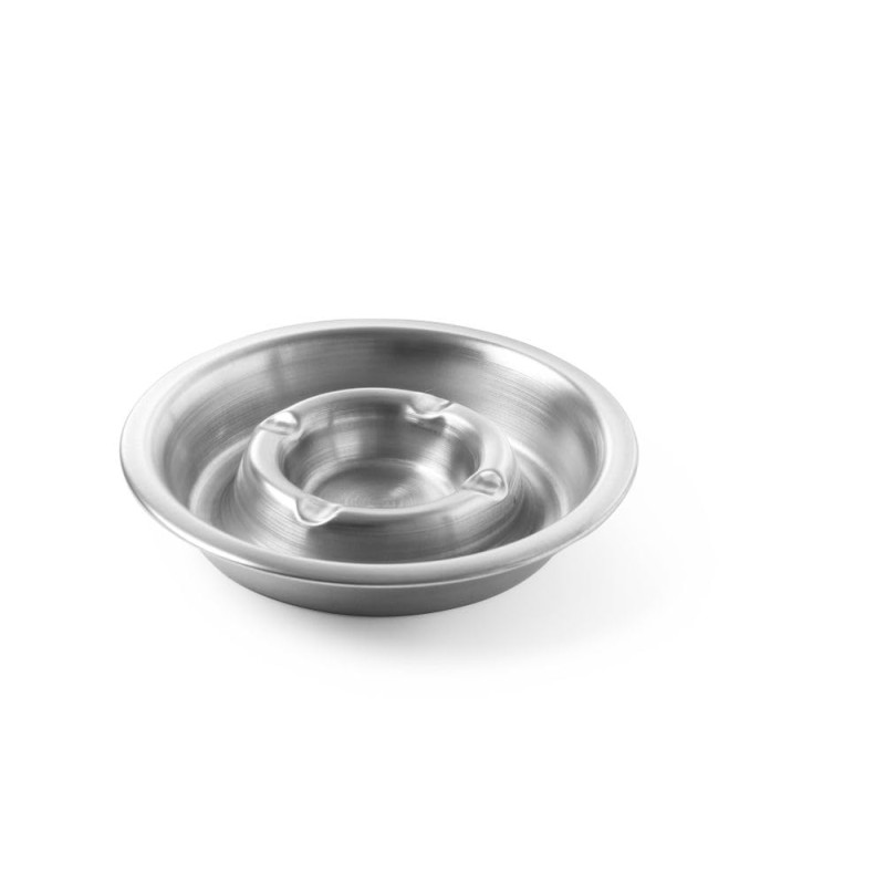 Scrumiera rotunda, din inox, Ø 13 cm, Grunberg IAT02 