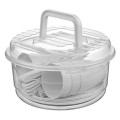Set serviciu din plastic , pentru picnic/camping , 31 pcs , Tuffex TP470 (diverse culori)