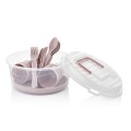 Set serviciu din plastic , pentru picnic/camping , 31 pcs , Tuffex TP470 (diverse culori)