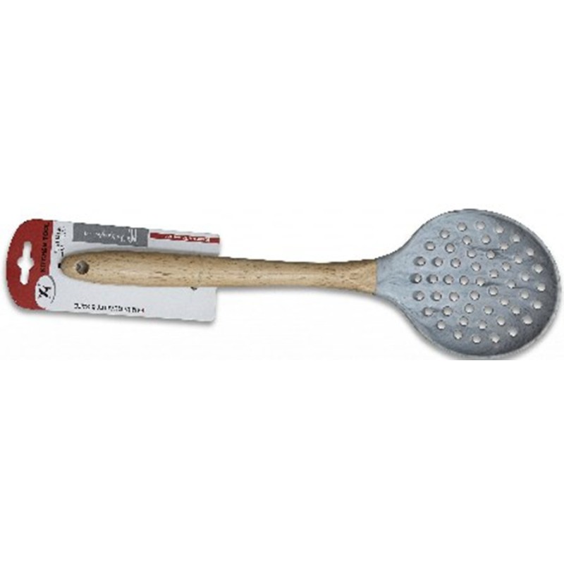 Ustensila pentru bucatarie, din silicon si lemn, 34 x 10 cm, Grunberg UST23
