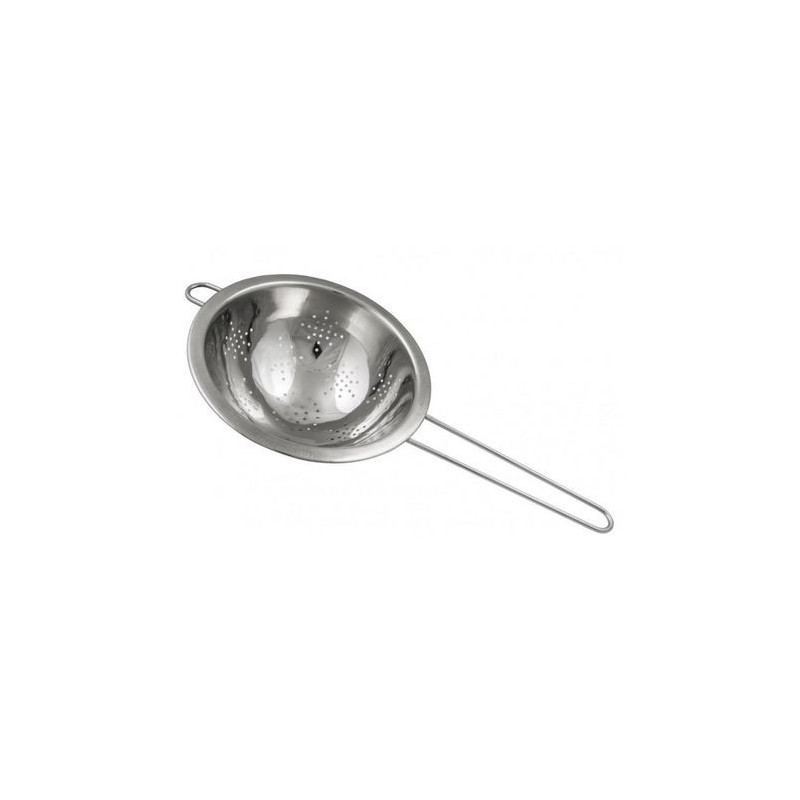 Strecuratoare rotunda cu maner , din inox , 22 cm , Grunberg ISS22