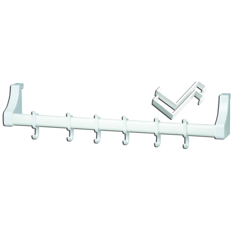 Suport/cuier din plastic, 57 x 10 x 8.50 cm, Qlux L00146 (diverse culori)