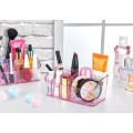 Suport/organizator pentru produse cosmetice, din plastic, 17.50 x 9 x 14.50 cm, Qlux L00625 (diverse culori)