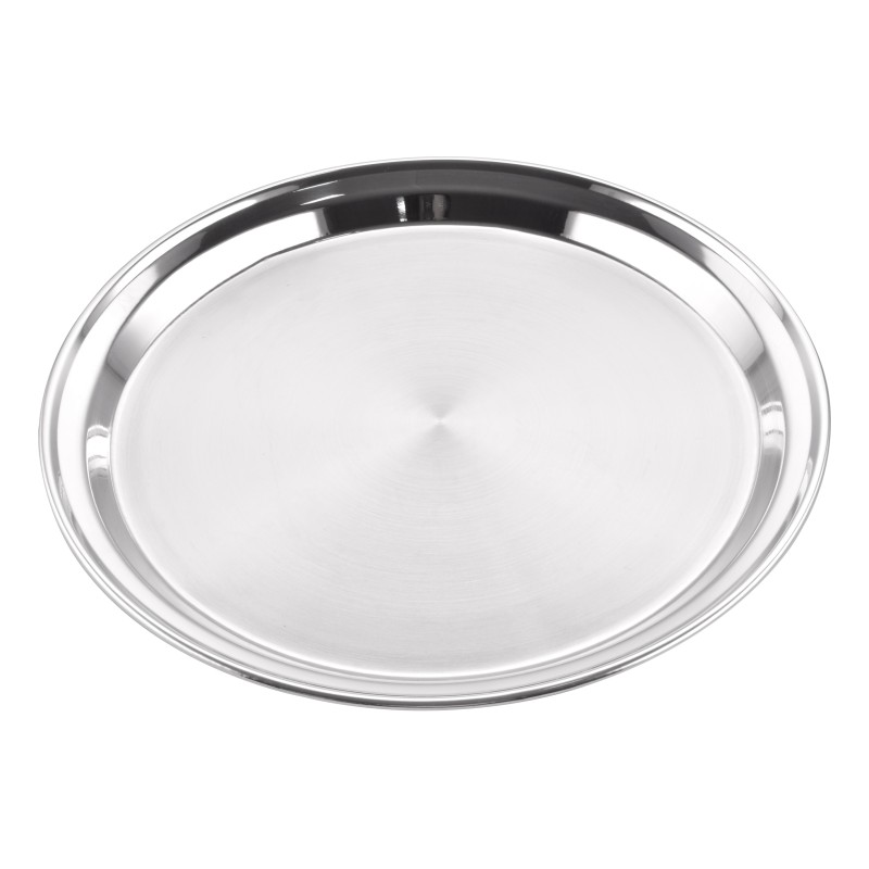Tava rotunda, din inox, Ø 40 cm, Grunberg ITR40