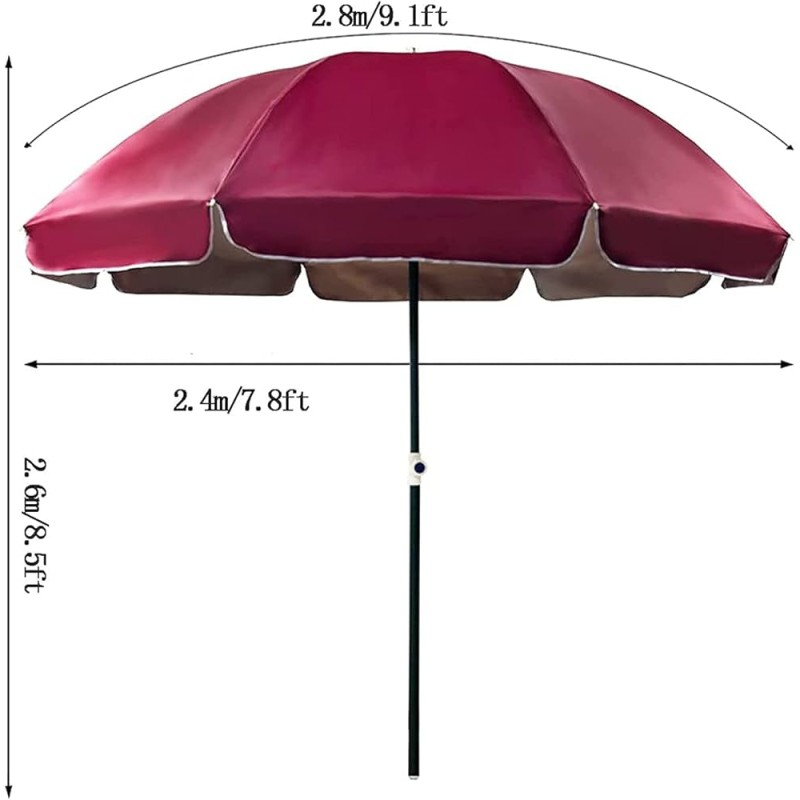 Umbrela pentru gradina , diametrul 280 cm , rotunda , Grunberg  B0123 (diverse culori)