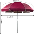 Umbrela pentru gradina , diametrul 280 cm , rotunda , Grunberg  B0123 (visiniu)