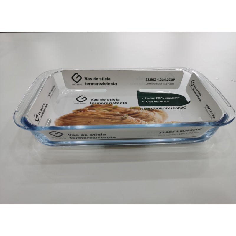 Vas din sticla borosilicata, Grunberg VY1000RC