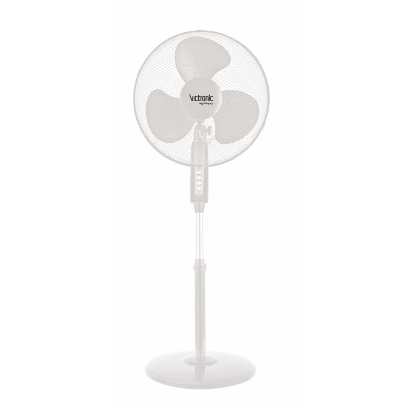 Ventilator cu picior, 40 cm, 3 trepte de viteza, 40W Victronic SF1628 (alb)